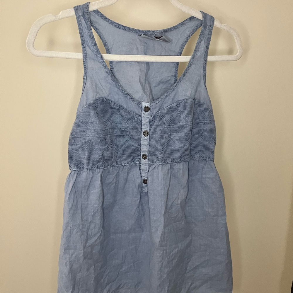 Mudd Sky Blue Sleeveless Top